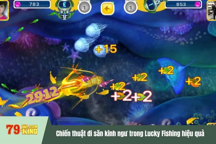Chiến thuật đi săn kình ngư trong Lucky Fishing hiệu quả
